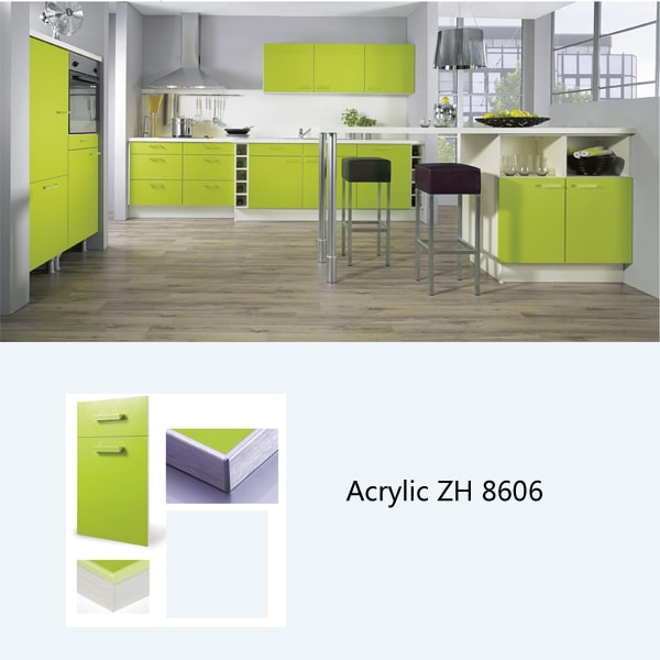 modern custom acrylic modular sheet for kitchen