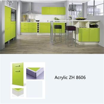 modern custom acrylic modular sheet for kitchen