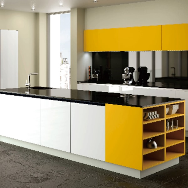 modern gloss acrylic board for kitchen cabinet