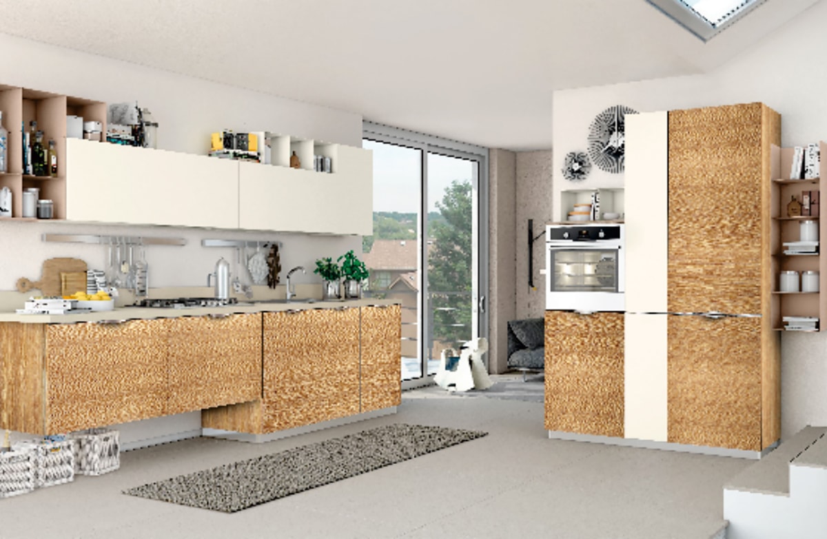 Modern UV High Gloss Custom Wooden Kitchen Cabinet ZH-945 04